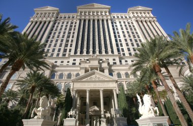 Las vegas, 3 Şubat: Sezar'ın Sarayı otel temple havuzu las vegas, 