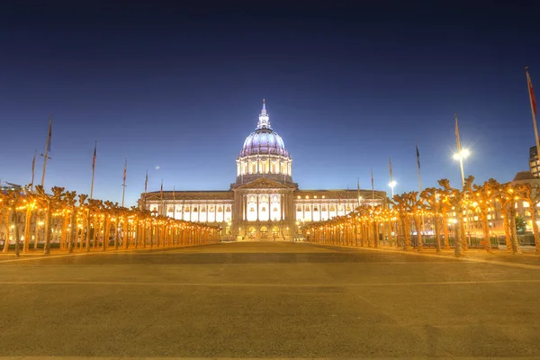 San Francisco City Hall Sede Del Governo Della Città Della — Foto Stock