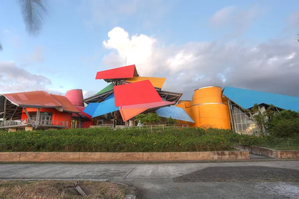 Panama 2022年3月3日 Biomuseo是一个由著名建筑师Frank Gehry设计的以巴拿马自然史为主题的博物馆 这是Gehry在拉丁美洲的第一个设计 — 图库照片