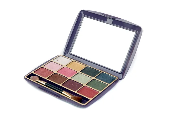 A set colorful of makeup pallet — Stock Photo, Image