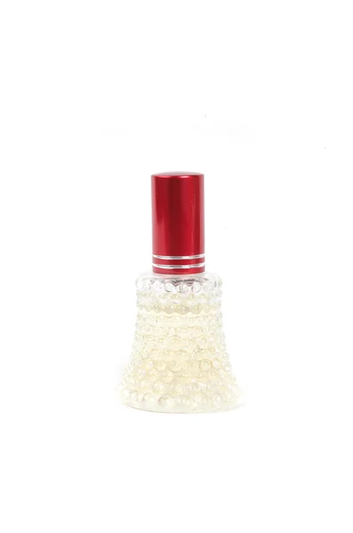 Um perfume de garrafa pequena — Fotografia de Stock