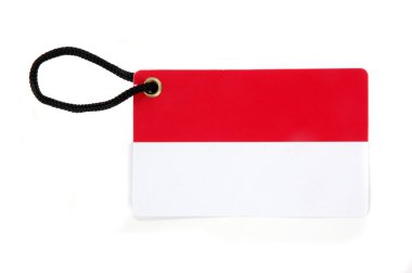 Endonezya bayrağı etiketi