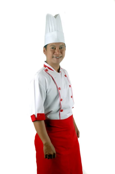 Retrato de chef asiático — Foto de Stock