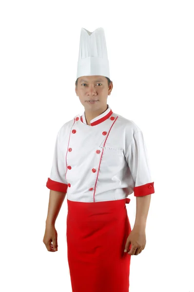 Азіатський шеф-кухар портрет — стокове фото