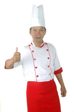 Şef yukarı işareti veriyor