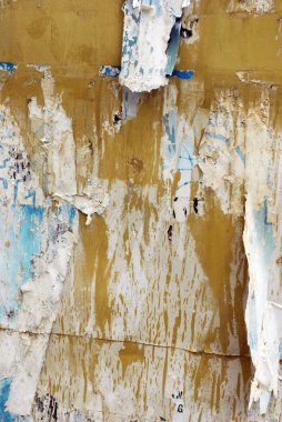 eski duvar eski afiş kağıdı yaması