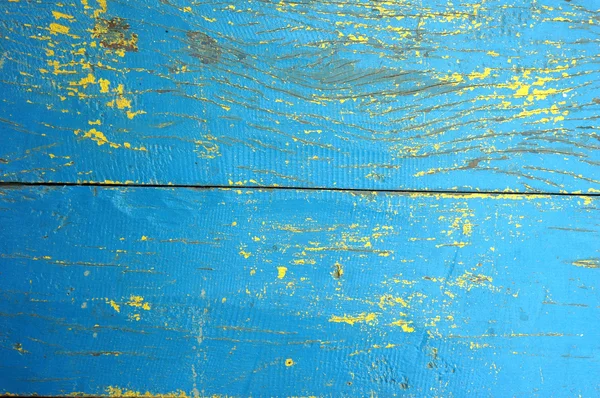 Stare drewniane ściany farbą zużyte i kruchy — Zdjęcie stockowe