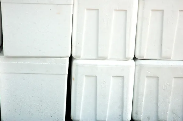 Strafor kutu yığını