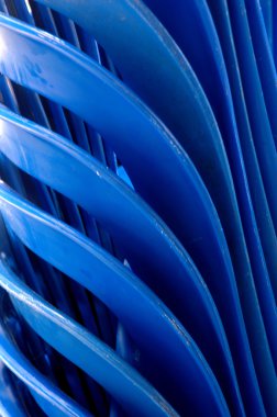 desen yığınları kurumuzun mavi plastik sandalye