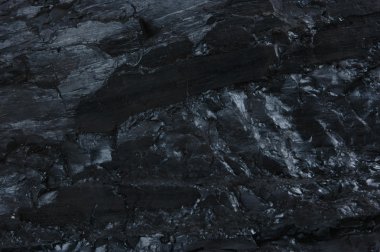 Detailed texture of the coal clipart