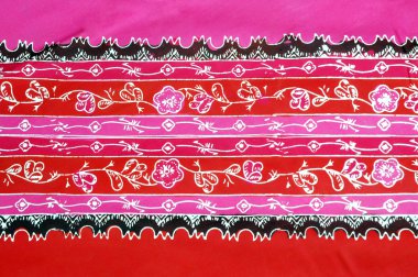 Endonezya kumaş tasarım detayları