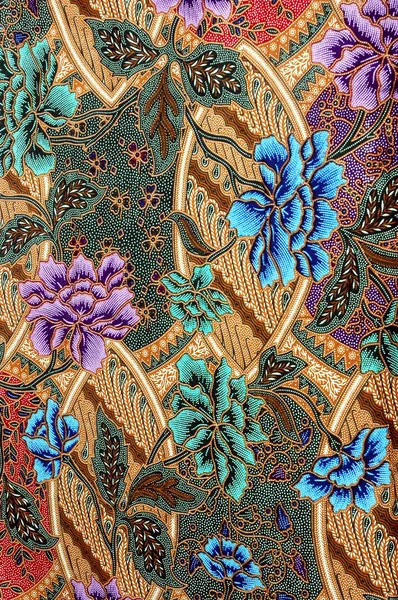 Indonesian fabric design details — Stock Photo, Image