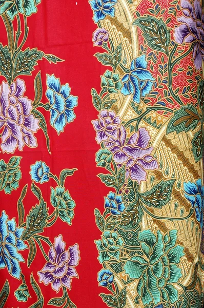 Détails de conception de tissu indonésien — Photo