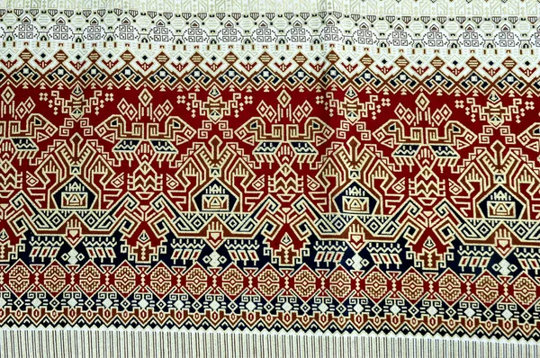 Детали дизайна ткани Индонезии — стоковое фото