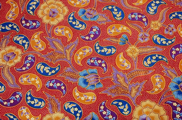 Detailed patterns of batik cloth — Stock Photo, Image