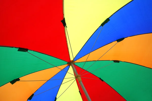 Ombrelli colorati tende — Foto Stock