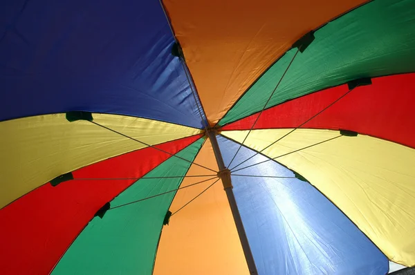 Kolorowe parasole, namioty — Zdjęcie stockowe
