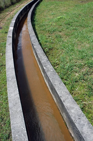 Drainage ditch — Stock Photo, Image