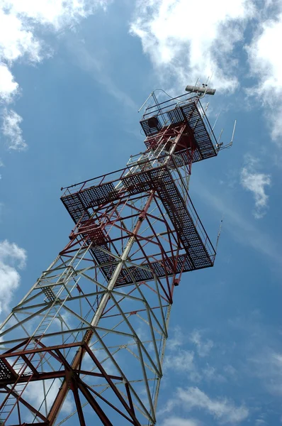 Transmitter antenna tower — Stockfoto