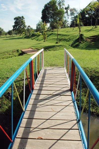 Ponte em um parque — Fotografia de Stock