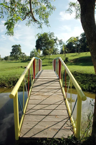 Ponte em um parque — Fotografia de Stock