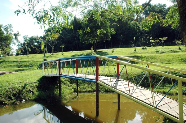 Bridge in a park — Stock Photo, Image