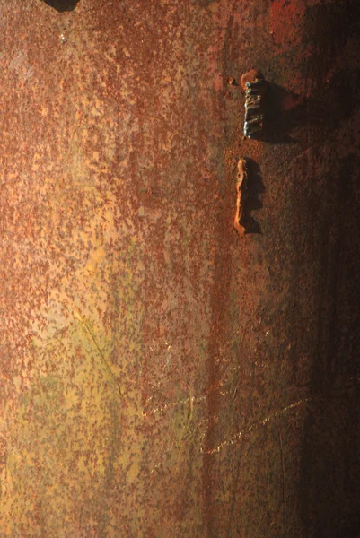 Texture rusty iron pole background — Stock Photo, Image