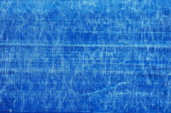 Abstract texture on blue plastic tent — Stock Photo, Image