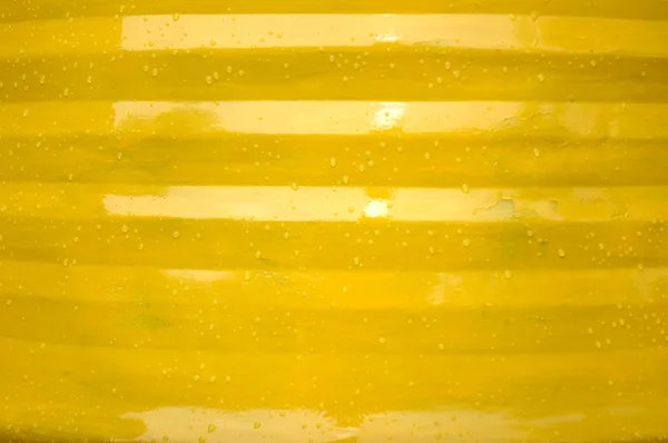 Texture of yellow steel drum — Stock Photo, Image