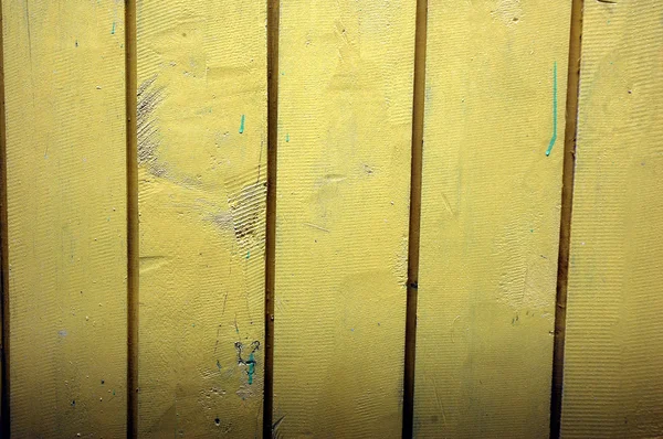 Vieja pared de madera amarilla — Foto de Stock