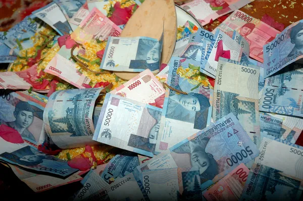 Uang kertas Indonesia — Stok Foto