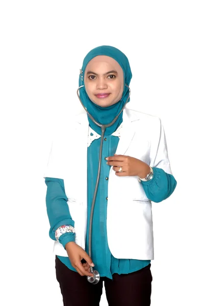 Portrait of Asian young woman doctor — Stock Photo, Image