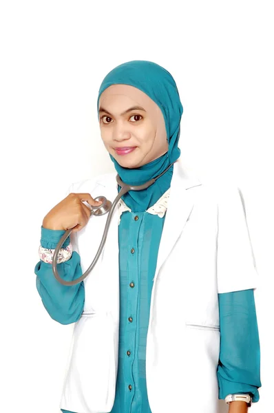 Portrait of Asian young woman doctor — Stock Photo, Image