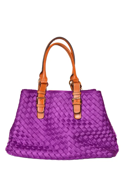 Purple handbag — Stock Photo, Image