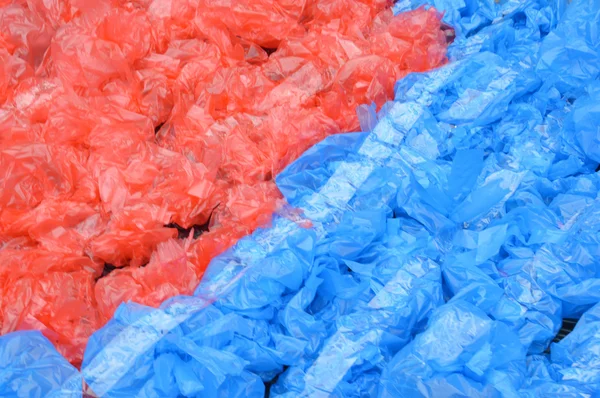 Patterns of used plastic bags — Stock Photo, Image