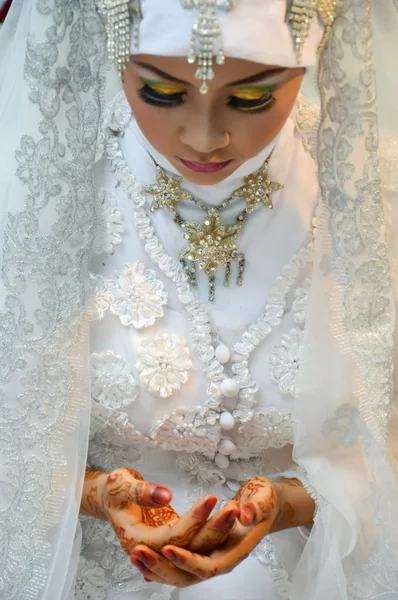 Indonesische bruid — Stockfoto