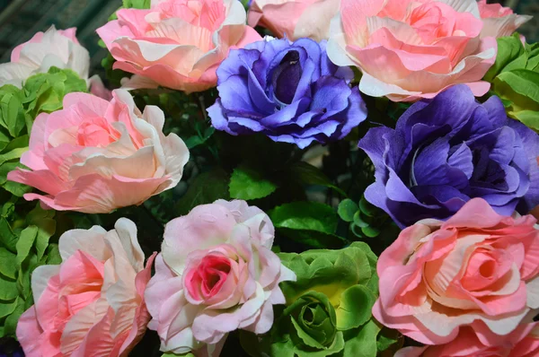 Artificial flower bouquet — Stock Photo, Image