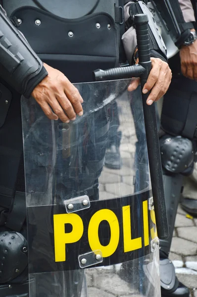 Escudo de policía — Foto de Stock