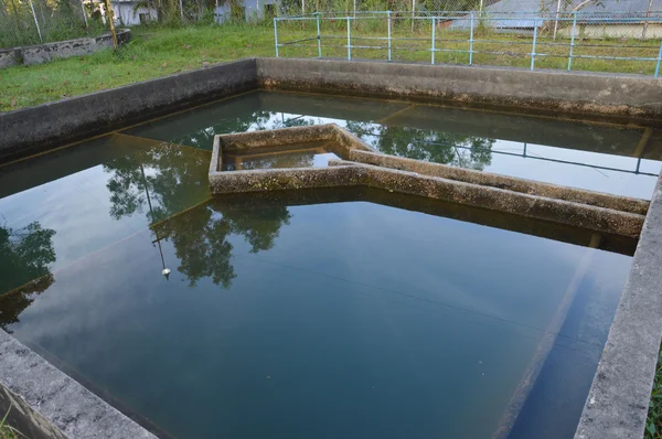 Costruzione di filtrazione dell'acqua di drenaggio — Foto Stock