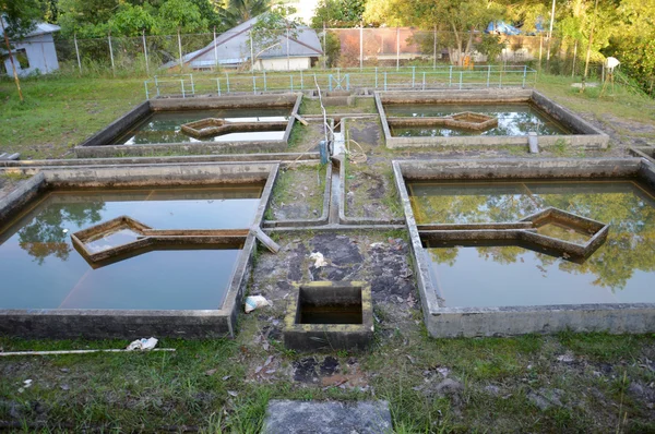 Construction de filtration d'eau de drainage — Photo