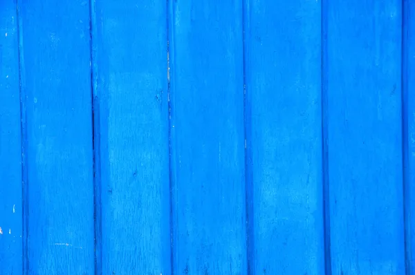 Blauwe houten muur — Stockfoto