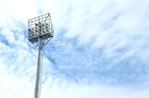 Stadion lichtmasten — Stockfoto