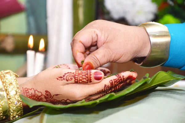 Henna στα χέρια — Φωτογραφία Αρχείου