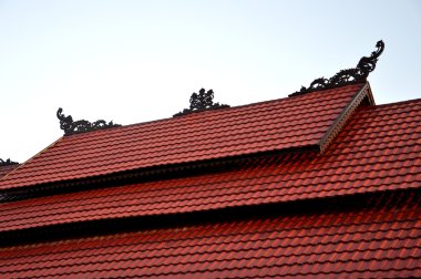 binaların çatı üst kabile oymalar