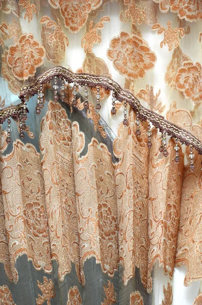 Silk curtain — Stock Photo, Image