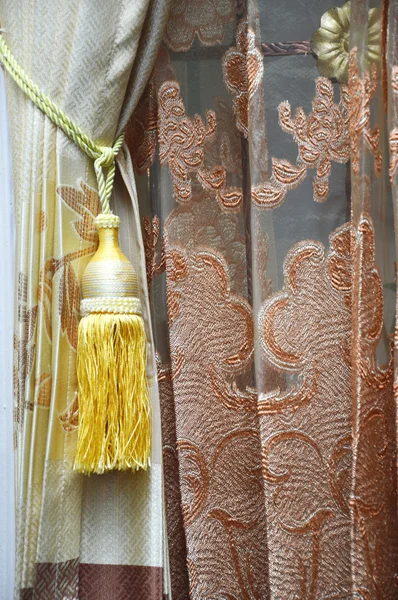 Silk curtain — Zdjęcie stockowe