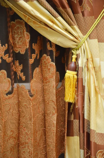 Silk curtain — Stock Photo, Image