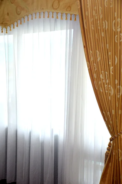 Silk curtain — Stock Photo, Image