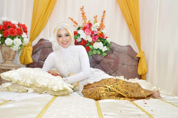 Sposa indonesiana — Foto Stock