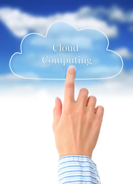 Cloud computing — Stockfoto